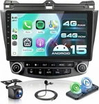 4+64G Android 15 Radio Stereo For Honda Accord 2003-2007 Carplay Wifi Gps. Fixed Price $129.90.