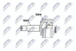 Genuine Nty Joint Kit Drive Shaft NPZ-HY-552 For Hyundai Kia. Fixed Price $44.57.