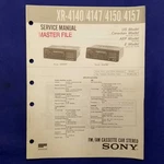 Sony XR-4140 XR-4147 XR-4150 XR-4157 Service Manual Original Paper Oem Repair Gu. Fixed Price $37.44.