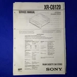 Sony XR-C6120 Service Manual Original Paper Oem Repair Guide Usa. Fixed Price $43.44.