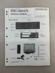 Kenwood KRC-460 470 Original Service Manual Free Shipping. Fixed Price $14.00.