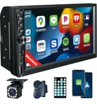 Wireless Double Din Stereo Works With Apple CARPLAY,7 Inch Hdbluetooth. Fixed Price $65.00.