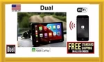 Dual Portable Dash Mount 7" Inch Touchscreen Wireless Apple Carplay Android. Fixed Price $58.95.