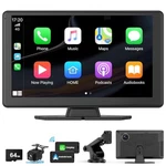 Moeckearla Wireless Carplay 5K Dash Cam 9" Portable Apple - Black. Fixed Price $64.98.