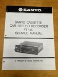 Sanyo Ft 415 Cassette Car Stereo Recorder Service Manual Oem Vintage Diagrams. Fixed Price $17.99.