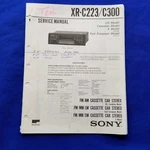 Sony XR-C223 XR-C300 Service Manual Original Paper Oem Repair Guide Usa. Fixed Price $54.30.