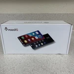 Podofo PODA3247 Black Touchscreen Android Auto Voice Control Portable Carplay. Fixed Price $34.99.