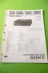 Service Manual Instructions For Sony CDX-5080, CDX-5081, CDX-5082, Original. Fixed Price $13.75.
