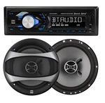 Dual Electronics XRM69BT 7 Character Lcd Single Din Car Stereo And D65SP.... Fixed Price $87.78.