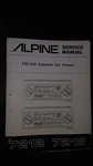 Alpine 7212 7213 Service Manual Repair Book Car Radio Tuner Cassette Tape Player. Fixed Price $35.00.