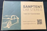 Snaptent Stereo Radio Compatible With Apple Carplay Android Auto 7". Fixed Price $55.00.