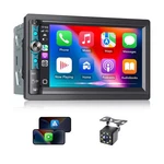 7" Double Din Stereo With Wireless Apple Carplay & Android Auto, Bluetoot.... Fixed Price $118.26.