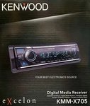 New Kenwood KMM-X705 1-DIN Car Digital Media Receiver W/ Bluetooth, Hd Radio. Fixed Price $199.00.