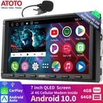 Atoto A6 2 Din 7" 8 Core 4+64G Android Stereo Radio Carplay Gps Lte Bt. Fixed Price $189.99.