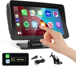 Podofo Portable Stereo Wireless Carplay Android AUTO,7 Inch Touch Screen. Fixed Price $63.78.