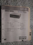 Sony CDX-80 Service Manual Original Repair Book Stereo Player Car Radio. Fixed Price $19.98.