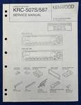 Original Kenwood KRC-507 587 Cassette Receiver Service Manual. Fixed Price $19.95.