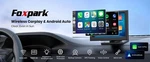 New Foxpark Portable Carplay Blue Tooth, Mirror, Link Fm Model RC07. Fixed Price $49.99.