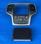 2014 Grand Cherokee Radio Touch Screen Bezel 68190242AE 56054382AE VP3 Uconnect. Fixed Price $279.99.