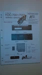 Kenwood KDC-7001 7002 Service Manual Original Repair Book Stereo Cd Car Radio. Fixed Price $19.98.