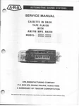 Service Manual Ara Am/fm/mpx Cassette-in-dash Tape Player Radio 6703133-6703134. Fixed Price $19.95.