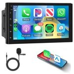 Double 2DIN Stereo Wireless Apple Carplay 7" Touchscreen Bluetooth Radio Usb. Fixed Price $37.99.