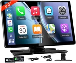 9" Wireless Carplay Screen For Car, Portable Stereo With Apple & And. Fixed Price $179.65.