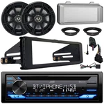 Jvc Bluetooth Receiver W/kit + Radio Cover, 2X 6.5" 120W Speakers W/adapters. Fixed Price $416.99.