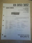 Sony Service Manual XR-3050/3052 Cassette Deck Car Stereo Original Repair. Fixed Price $10.98.