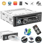 Single 1 Din Car Stereo Bluetooth Cd Dvd Player Fm Am Rds Radio MP3 Usb Sd Aux. Fixed Price $41.79.