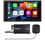 Jvc KW-M695BW / 6.8" 1DIN Radio Wireless Carplay Android Satellite Tuner. Fixed Price $439.99.