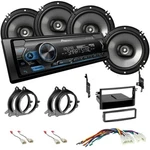 Pioneer Package Car Stereo Radio & Front/rear Speaker Kit For 2005-2010 Scion Tc. Fixed Price $331.99.
