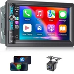 Double Din Stereo 7 Wireless Apple Carplay Android Auto Kissound Bluetooth. Fixed Price $154.99.