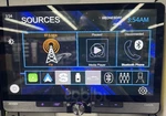 Jensen CAR1215 12" 1-DIN/2-DIN Multimedia Receiver With Carplay Android Auto. Fixed Price $599.99.