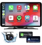 Wireless Apple Carplay Android Auto Screen For Car, 7" Hd Portable Stereo. Fixed Price $39.99.