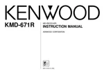 Kenwood KMD-671-R Receiver Owners Instruction Manual. Fixed Price $22.24.