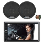 Blaupunkt Camden 450 7 Touchscreen Receiver, 2X 4" 40W Car Speakers, Wire. Fixed Price $157.00.