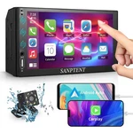 7" Double Din Car Stereo Sanptent Touch Screen Bluetooth Radio MP5 Camera Remote. Fixed Price $43.38.