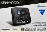 New Kenwood KMR-M300BT Marine Digital Media Receiver W/ Bluetooth, Am/fm, Usb. Fixed Price $299.00.