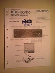 Kenwood KRC-160 170 Service Manual Original Repair Book Stereo Tape Deck Car. Fixed Price $19.98.