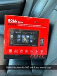 Boss BV755B Double Din 6.2" Bluetooth In-dash Dvd/cd Car Stereo Receiver. Fixed Price $350.00.