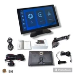 Hauxiy Q9S Dash Mount 9" Touchscreen Car Stereo With Dual Cameras. Fixed Price $56.99.